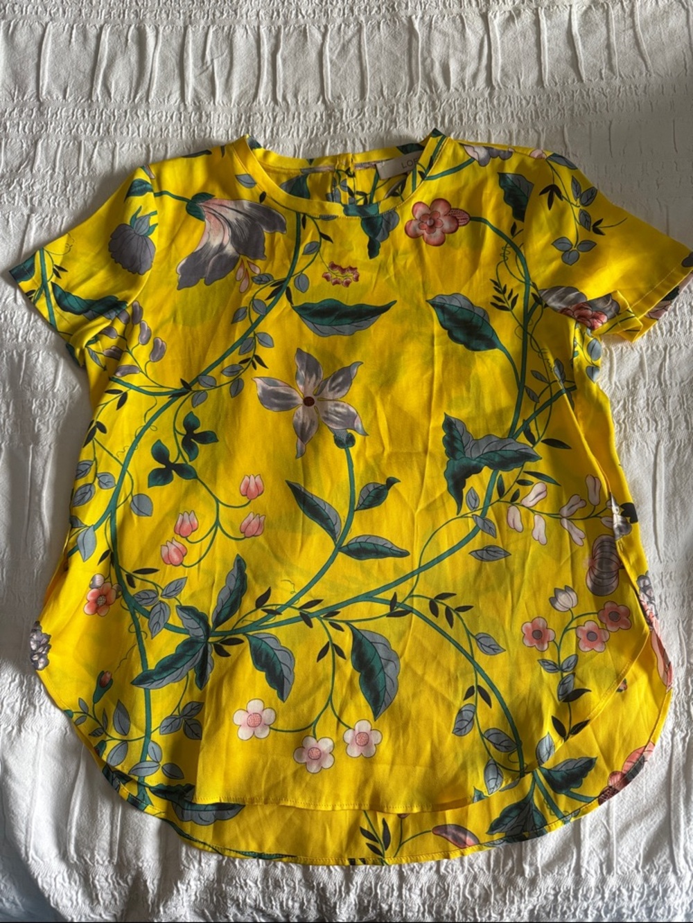 LOFT FLORAL BLOUSE